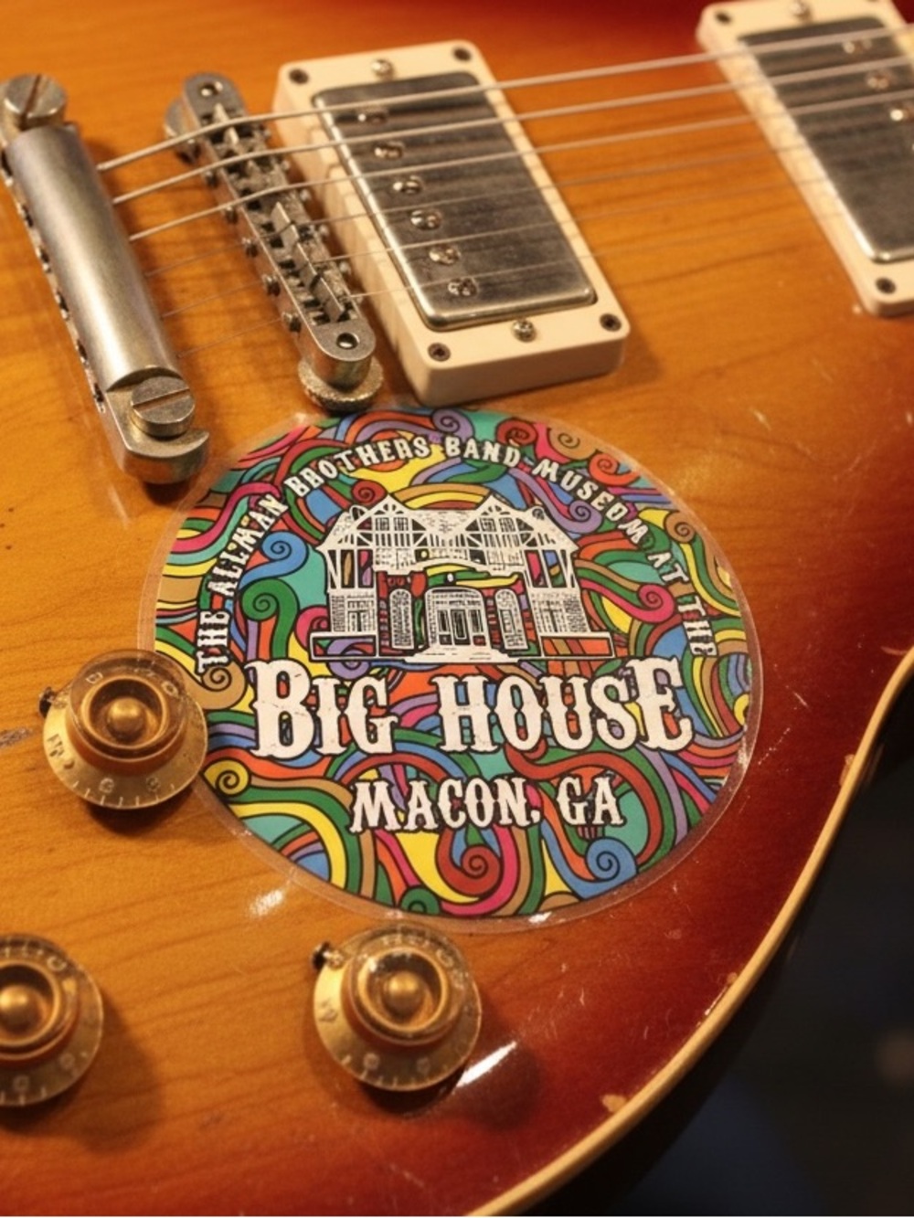 Allman Brothers Band Museum at the Big House Macon GA Music Decal Sticker